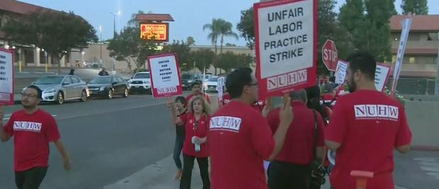 Hundreds Of Tarzana Hospital Workers Strike Thursday 