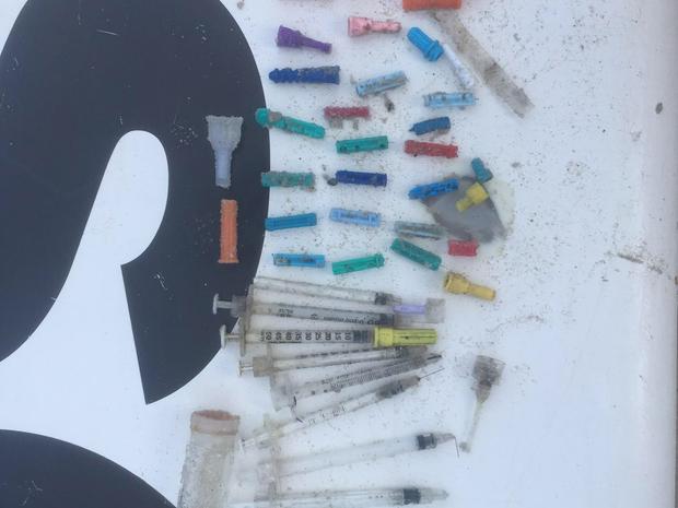 Syringes Found On Beach 