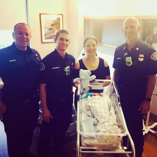 Glendale Paramedics Save Baby's Life During Dangerous Delivery 