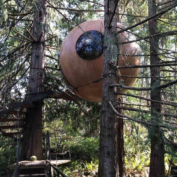 3. Free Spirit Spheres, Vancouver Islanda, Canada 