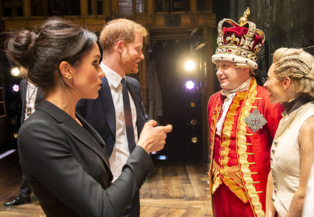 The Duke & Duchess Of Sussex Attend A Gala Performance Of "Hamilton" In Support Of Sentebale 