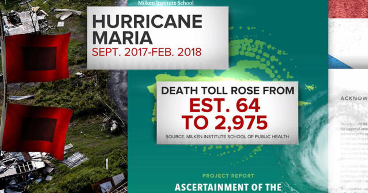 Puerto Rico's governor acknowledges he made mistakes, after new Maria death  toll report - CBS News