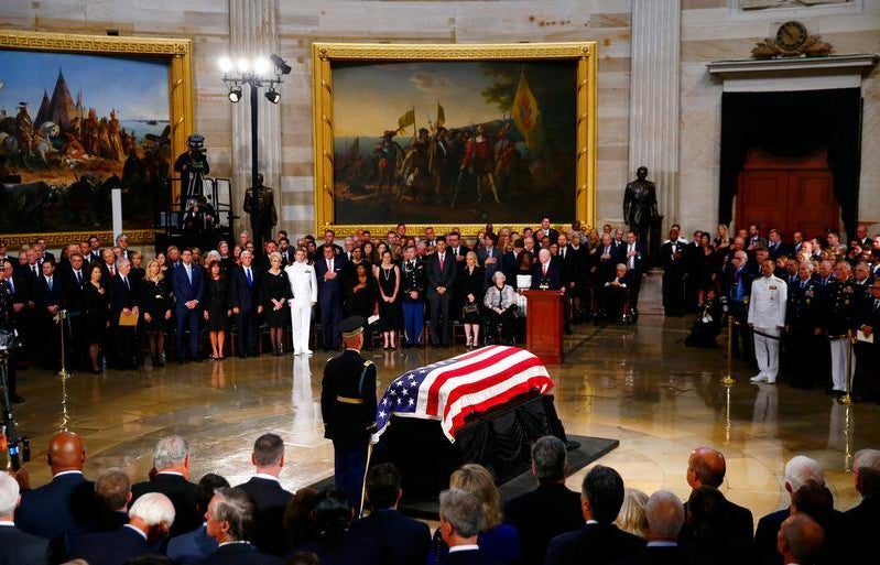 John McCain laid to rest