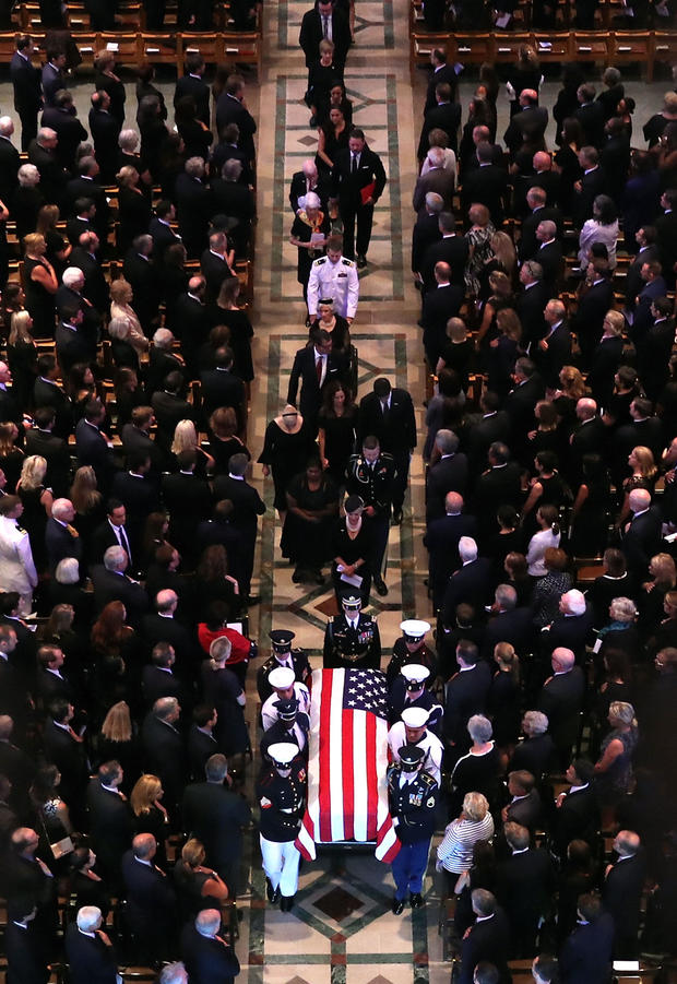 National Cathedral Hosts Memorial Service For Sen. John McCain (R-AZ) 