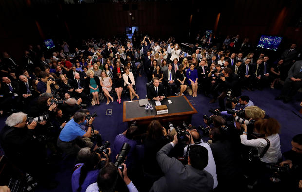 U.S. Supreme Court nominee judge Brett Kavanaugh takes his seat for his Senate Judiciary Committee confirmation hearing on Capitol Hill in Washington 