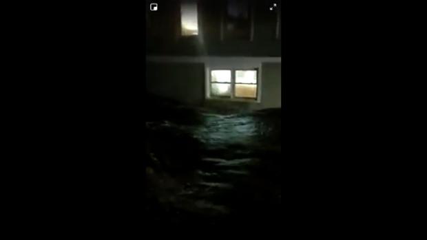 Hurricane Florence flooding in Belhaven, NC 