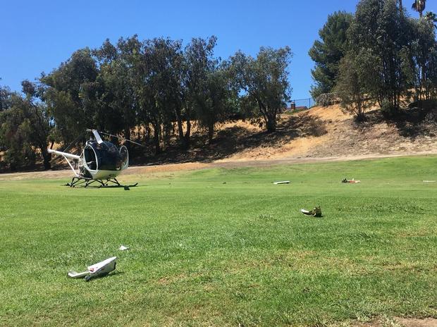 No Injuries After Chopper Makes Hard Landing On Woodland Hills Golf Course 