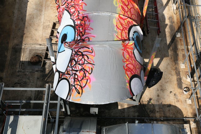 Graffiti rises at the World Trade Center site