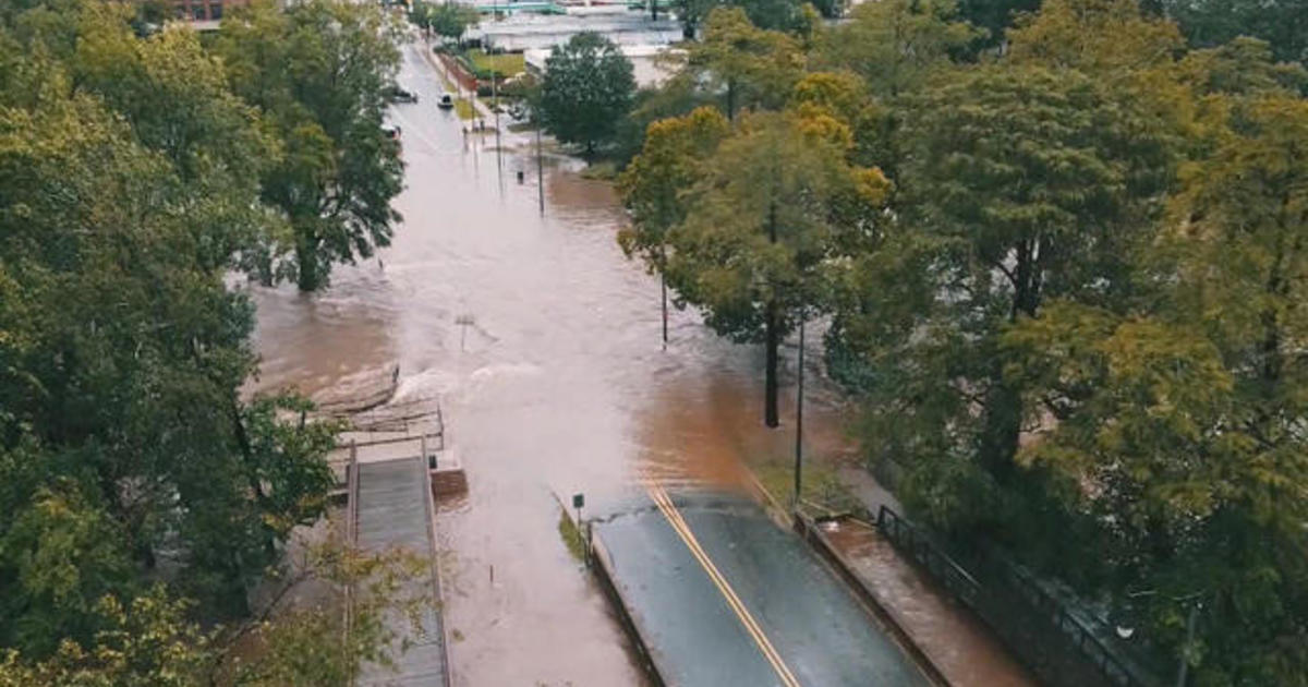 Relentless rain from Hurricane Florence causes flooding CBS News