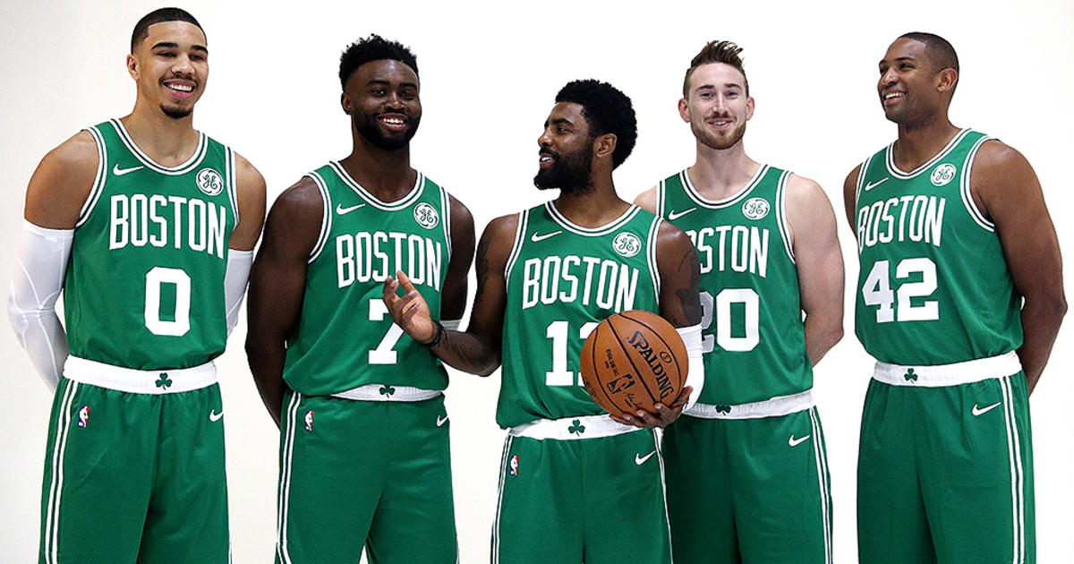 Celtics showing off new center-court logo in preseason - CBS Boston