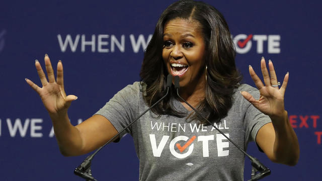 Michelle Obama Addresses Voter Registration Rally In Florida 