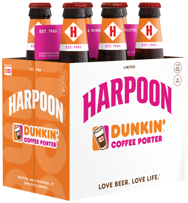 Dunkin Harpoon Coffee Porter 