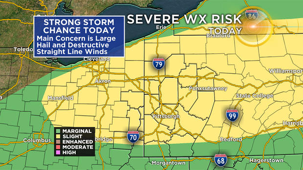 severe weather risk map 