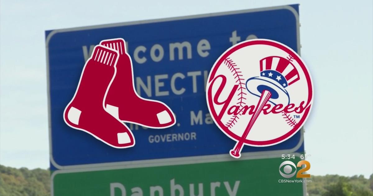 Boston Red Sox and New York Yankees Inspired House Divided 