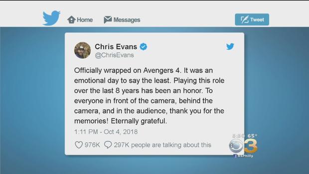 Chris Evans tweet captain america 
