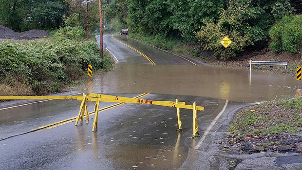 becks run road flooding 