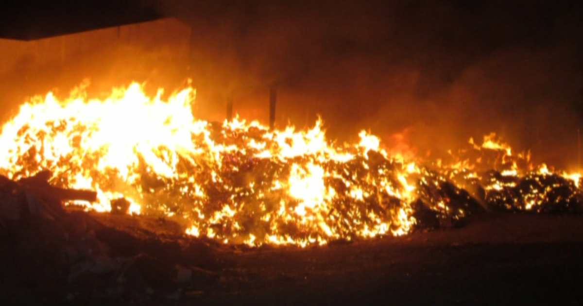 Fire Starts At Pueblo Waste Disposal Facility CBS Colorado