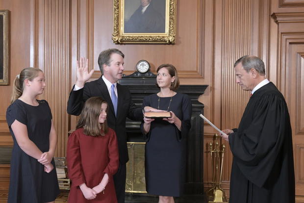 Brett Kavanaugh Is Sworn In As Associate Justice To Supreme Court 