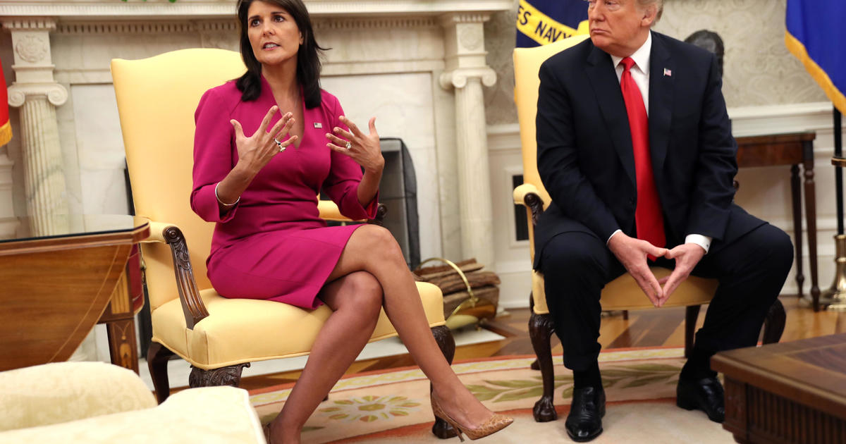 Announcing Un Exit Nikki Haley Reveals A Clue About Her Next Move Cbs News 5045