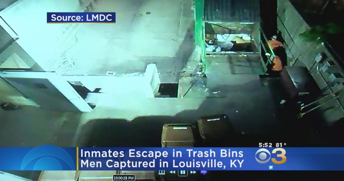 Inmates Escape Kentucky Prison In Trash Bins CBS Philadelphia