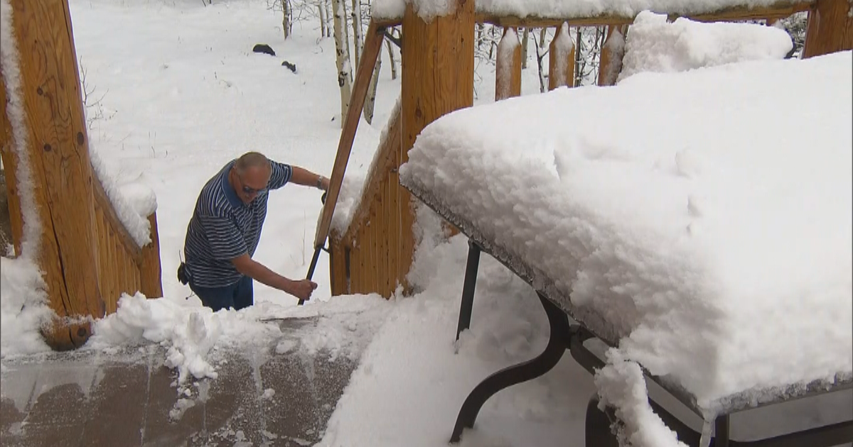 Alma Residents, Businesses 'Unusual' October Snow Totals CBS