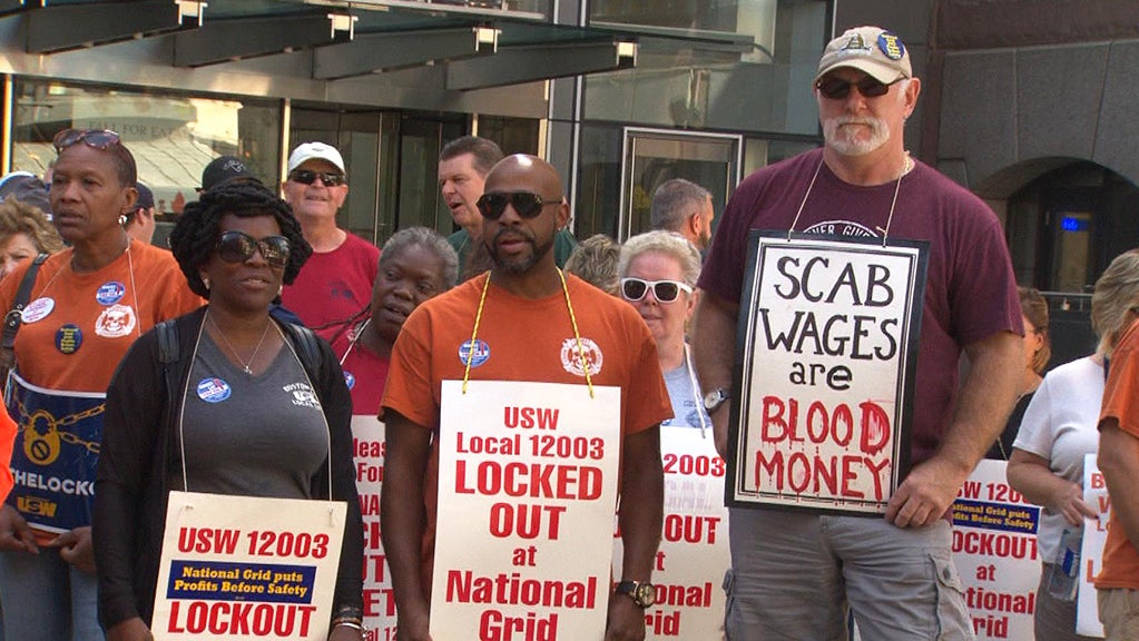 National Grid Union Workers Meet As Lockout Continues CBS Boston