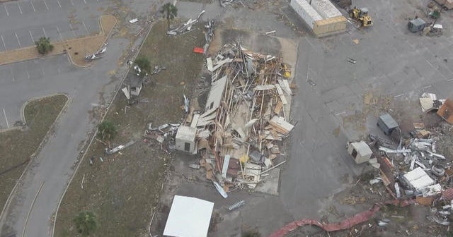 Damage at Tyndall Air Force Base from Hurricane Michael CBS News