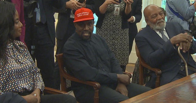 Kanye West visits Trump in the Oval Office CBS News