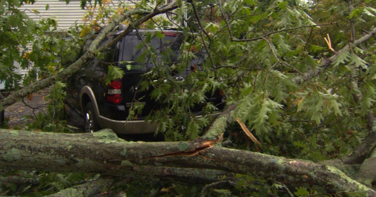 Milford Residents Describe Storm Damage As 'Nightmare' - CBS Boston