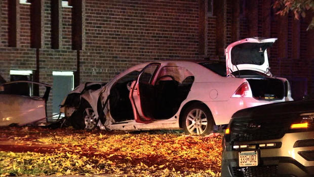 Car Hits Brooklyn Center Church 