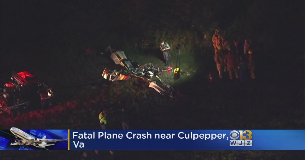 1 Killed In Plane Crash In Virginia CBS Baltimore