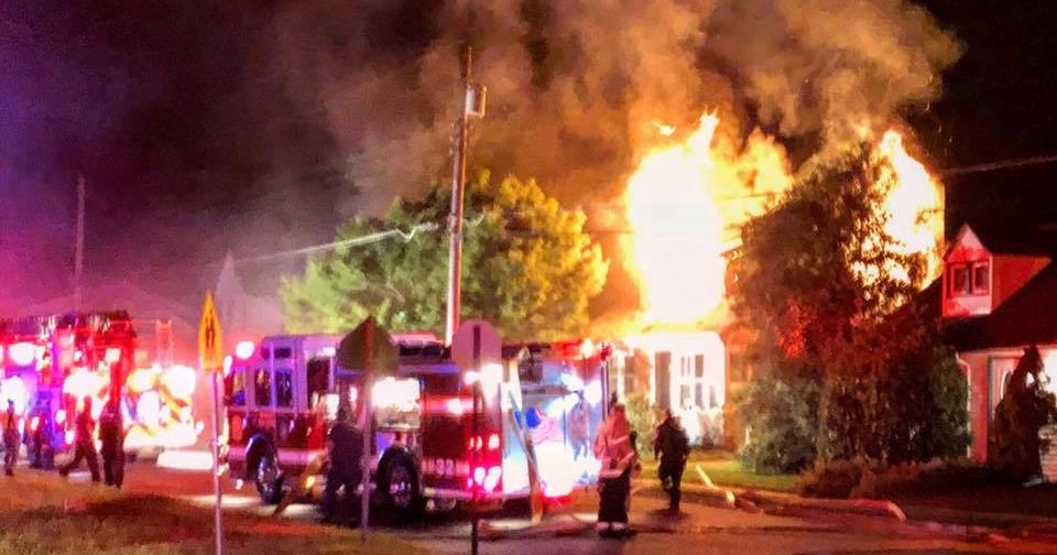 Firefighters Battle House Fire In Pitman, New Jersey CBS Philadelphia