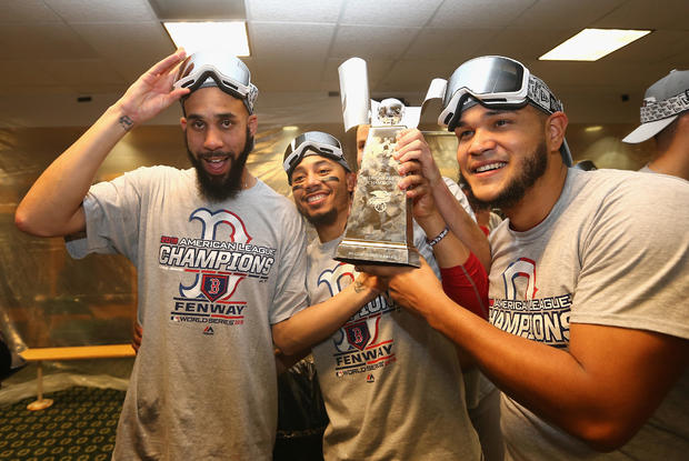 Red Sox Celebrate American League Championship 