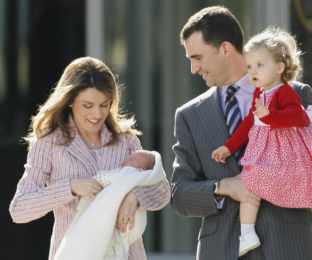 Princess Sofia, Princess Leonor, Prince Felipe, Princess Letizia 