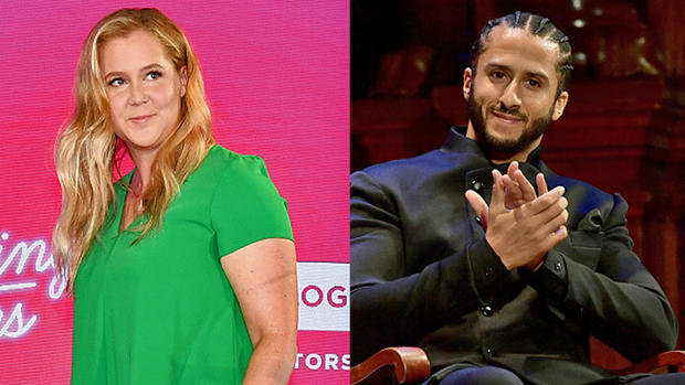 Amy Schumer and Colin Kaepernick 