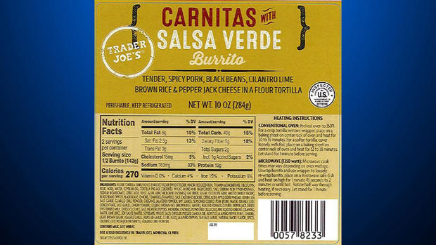 carnitas with salsa verde burrito trader joes 