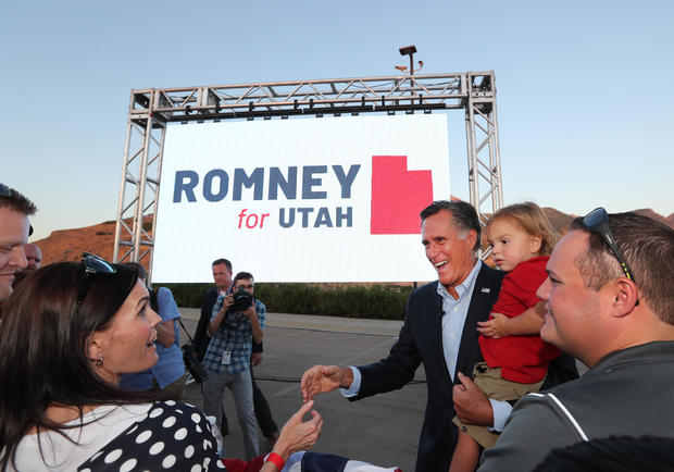 Mitt Romney Runs For Utah Senate Seat In State's Primary 