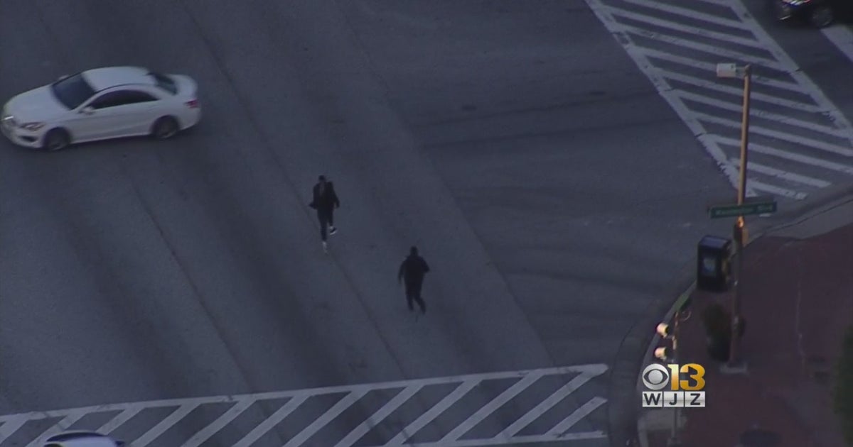 Driver Captured After Police Pursuit Ends Near Downtown Baltimore - CBS ...