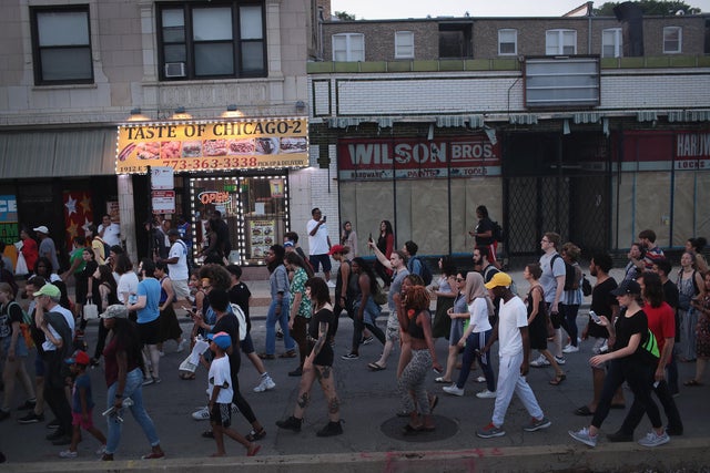 Activists Continue To Protest After Weekend's Police Shooting On Chicago's South Side 