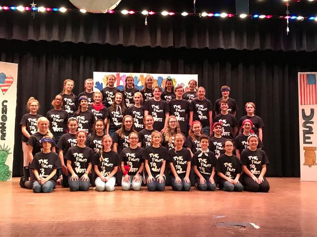 haddonfield middle school drama club students 