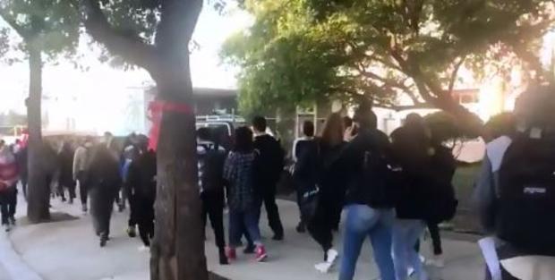 Hoover High Students Walk Out Of Class to Protest Response To Brawl 