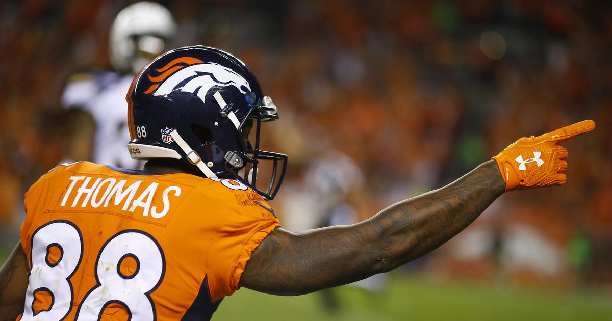 Broncos' Demaryius Thomas explains postgame jersey swap with Harry