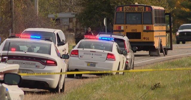 Pickup truck fatally strikes 3 siblings at Indiana school bus stop ...