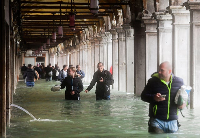ITALY-VENICE-WEATHER-FLOOD 