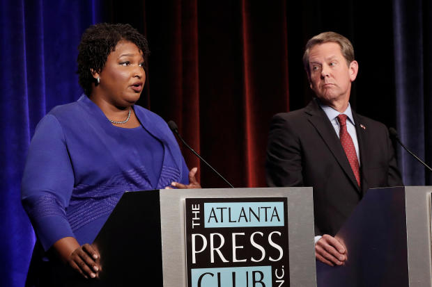 Georgia Democratic Gubernatorial Candidate Stacey Abrams Holds Primary Night Event In Atlanta 