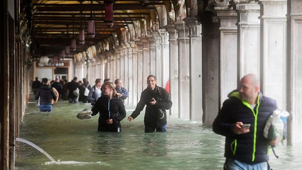 Venice flooding: City inundated by exceptional high tide 