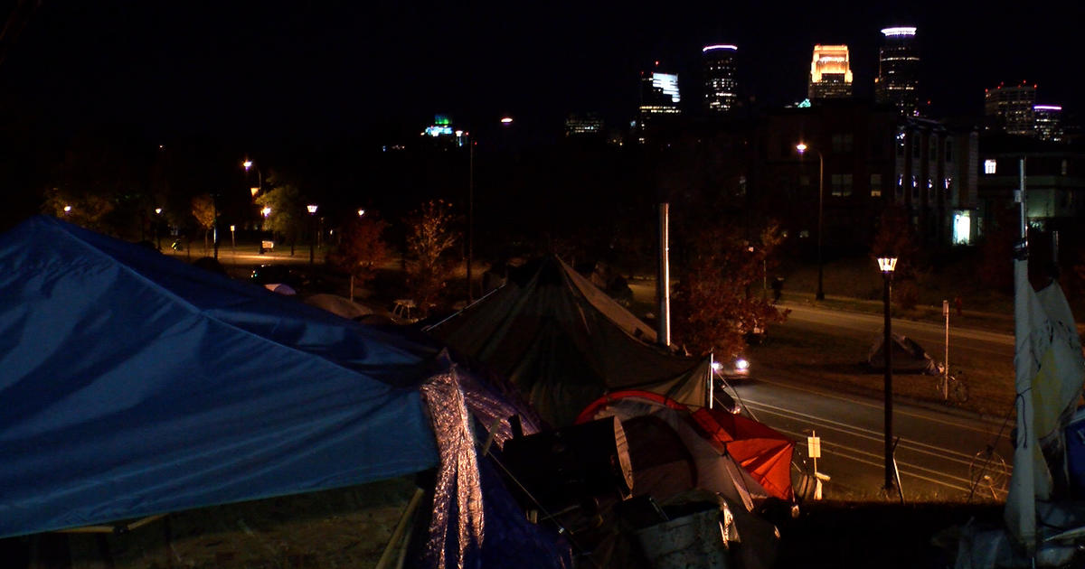 Inside Minneapolis Homeless Camp A Need For Care And Shelter CBS   Minneapolis Homeless Encampment 2 