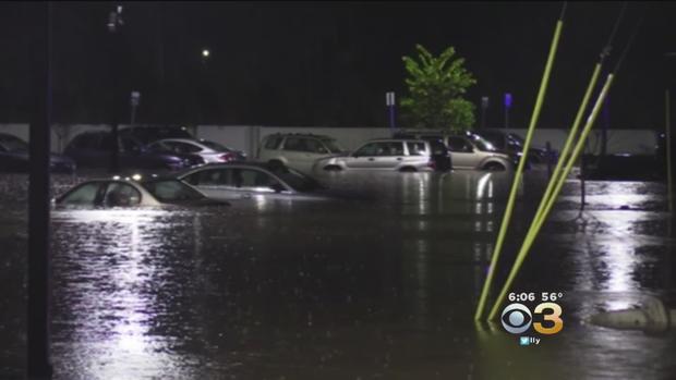 flooding parking lot 