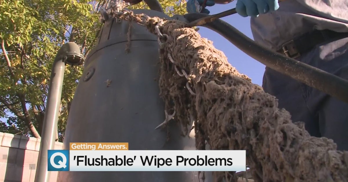 'Flushable' Wipes Causing Backups In Sacramento's Sewer System Good