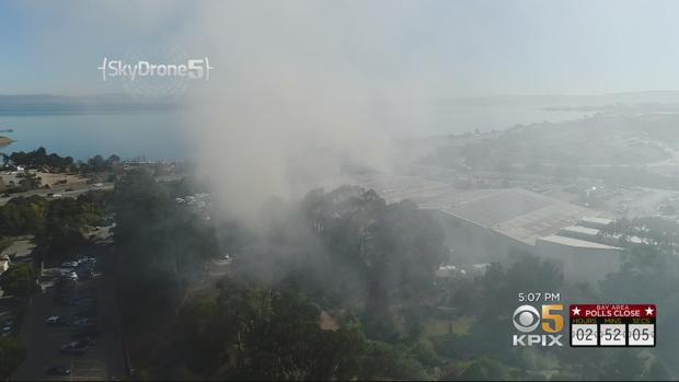 sky drone 5 smoke 